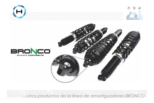 Amortiguador Delantero Honda Trx 500 Fa/ Fga Foreman 2001-14 Foto 5