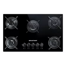 Brastemp Bdd75a Cooktop 5 Bocas Preto Bivolt Bdd75