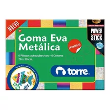 Papel Goma Eva Metalica