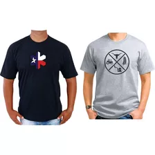 Kit De 2 Camisetas Masculina Txc Texana Agronomia