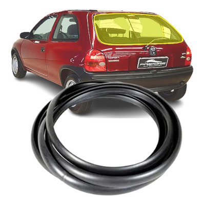 Borracha Vidro Traseiro Corsa 2 Pta Wind Gl Gsi 1.0 1.4 1997