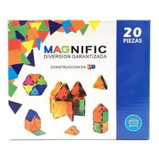 Imanes Bloques Magneticos Magnific 20 Piezas