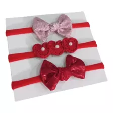 Set De Bandanas - Cintillos Para Bebe / Lazos Y Lacitos 