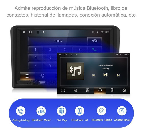 Auto Estreo Para Audi A3 Gps Wifi Fm Blutooth 9 Pulgadas Foto 8