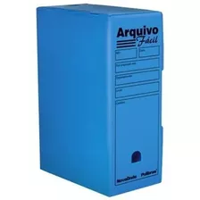 Caixa De Arquivo Morto 250x130x350mm Polibras C/10 Azul