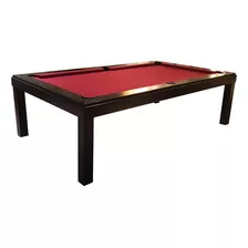 Mesa De Billar De Pool Profesional Modelo Singapur Con Pizarra Brasileña