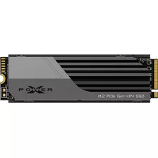 Disco Sólido M.2 2280 Ssd 2tb Silicon Power Ps5 / Pc Gamer Color Negro