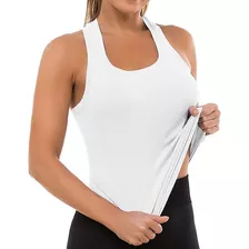 3 Camisetas Mujer Sin Manga Fibra Bambú . Musculosa Mujer