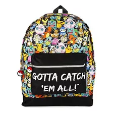 Mochila Pokémon Para Jugadores Con Correas Ajustables, Talla