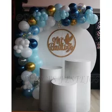 Decoración De Globos, Arcos Arreglos, Mobiliario, Bautizo