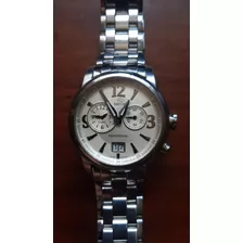 Reloj Jaguar Swiss, Cuarzo Caballero, Doble Horario