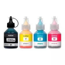 Pack 4 Botellas Tinta Original Impresora Brother Dcp-t420w