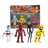 Set De 4 Figuras Articuladas Five Night At Freddy's 13cm