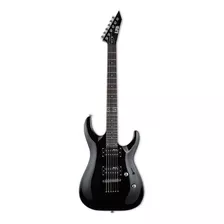 Guitarra Eléctrica Ltd Mh Series Mh-10 De Tilo Black Con Diapasón De Engineered Hardwood