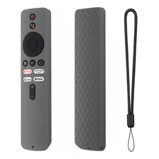 Capa Capinha P/ Controle Remoto Xiaomi Mi Box 2 Geração 2023 Cor Cinza