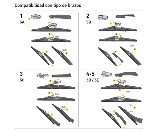 Pluma Limpiaparabrisas Trasera Acura Rdx 2013 Hella Foto 3