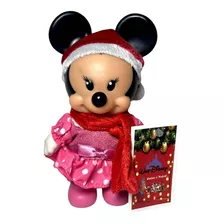 Boneca Minnie Mamãe Noel Natal Original Multibrink Disney