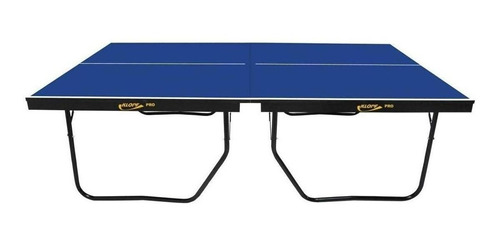 Mesa de ping pong Klopf 1014 Olimpic fabricada em MDP cor azul