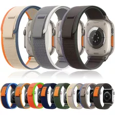 Correa Para Apple Watch Ultra Banda De Nylon Trail Loop