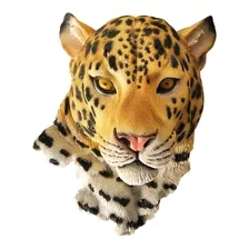 Fauna Brasileira Onça Pintada Escultura Realista Em Resina