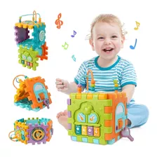 Juguete Cubo Didáctico Educativo Musical Juego Bebé Infantil