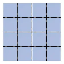 Gres Porcelanico En Malla Azul Laguna Mesh Brillante 7,5x7,5