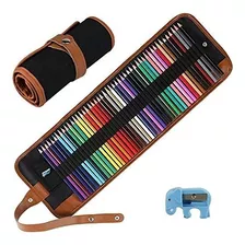 Intsun Juego De 50 Lápices De Colores, Kit De Dibujo 