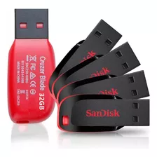 Kit 4 Pendrives Sandisk 32gb Para Notebook