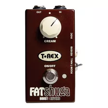 Pedal De Efeitos De Guitarra T-rex Engineering Fat-shuga Reverb. Creme De Cor