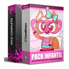 Pack Infantil Desenhos Estampas Vetorizadas Cdr Premium