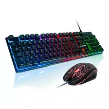 Teclado Y Mouse Para Juegos Flagpower | Led