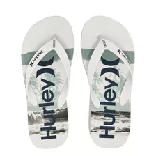 Sandalia Hurley Masculina Chinelo Pool Side Branco Hu0007