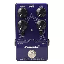 Distorsión Del Pedal De Efecto De Bajo Demonfx Alpha Omicron