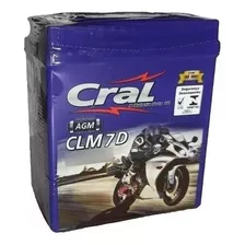 Bateria Cral Moto 7ah 12v Honda Lead110 Até 2012 Fretegrátis