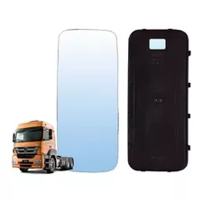 Lente Vidro Retrovisor Mercedes Benz Axor/atego 2014 P/ Cima