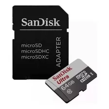 Cartão Memoria Micro Sd 64gb Sandisk Original Lacrado C/ Nfe