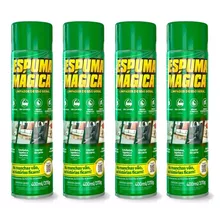 Kit Espuma Magica Proauto Com 4 400ml Uso Geral