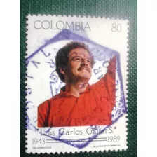 Estampilla Luis Carlos Galán Sarmiento 1943 1989 Colombia 80