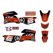 Kit Adesivos Compatível Motocross Xtz 250 0,20mm 06-19 R149