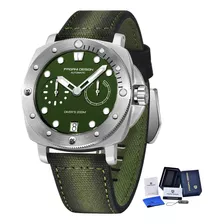 Reloj De Hombre De Acero Mecánico Impermeable Pagani Design