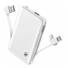 Carregador Mini Power Bank Bateria 5000mah Kimaster C/cabo 