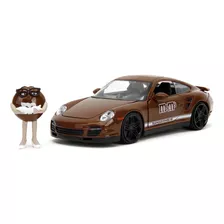 M&m's 1:24 Porsche 911 Turbo - Coche Fundido A Presión Y F.