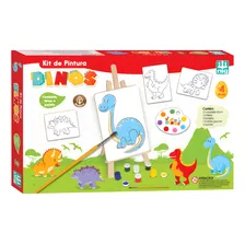 Kit De Pintura Infantil Dinos Nig Brinquedos