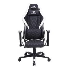 Redragon Silla Gamer Gaia C211, Hasta 150kg, Negro/blanco