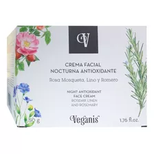 Veganis Crema Facial Nocturna Antioxidante Antiarrugas