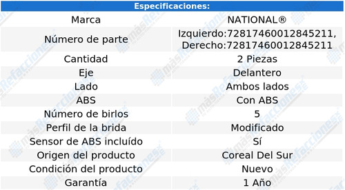 Par De Mazas Delanteras Mountaineer De 2002 A 2005 National Foto 3