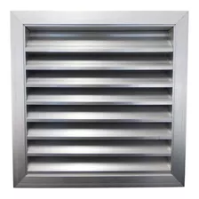 Louvers De Aluminio Anodizado, Mxalv-001, 24x24x2, Base X A