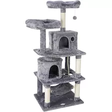 Gimnasio De Árbol Segawe Para Gatos De 57'' Color Gris