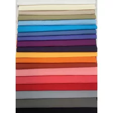 Funda De Almohada Percal 180h 45x70 Pack X2 Variedad Colores