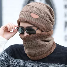 Conjunto Cálido De Gorro Y Bufanda De Invierno Con Forma De